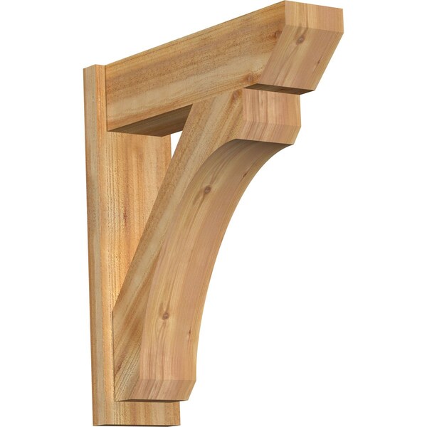 Ekena Millwork Legacy Slat Rough Sawn Outlooker, Western Red Cedar, 8"W x 28"D x 32"H OUT08X28X32LEC06RWR - main